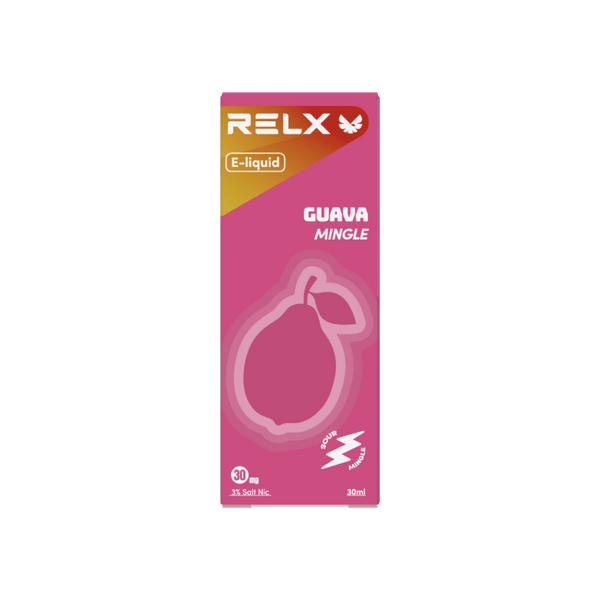 Shop RELX IDN Disposable E-cigrette Vape E-liquid Guava Mingle Order for Great Vaping  3% Nicotine Most Popular E-cigarette Flavour