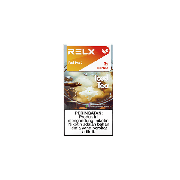Shop RELX IDN Vape Pod Pod Pro2 Iced Tea Price Rp 82000 3% Nicotine Best tasting e-cigarette 1.9ml E-liquid