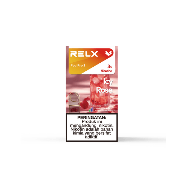 Shop RELX IDN Vape Pod Pod Pro2 Icy Rose Price Rp 82000 3% Nicotine Best tasting e-cigarette 1.9ml E-liquid