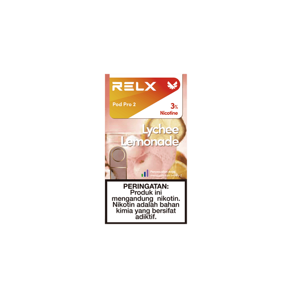 Shop RELX IDN Vape Pod Pod Pro2 Lychee Lemonade Price Rp 82000 3% Nicotine Best tasting e-cigarette 1.9ml E-liquid