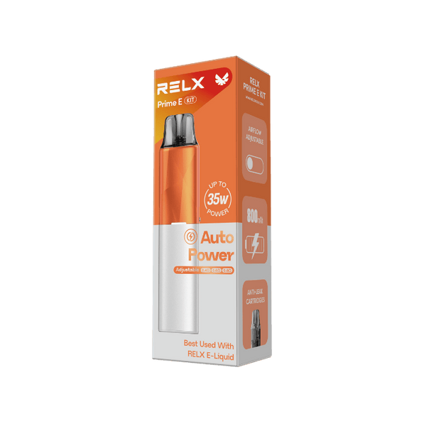 RELX IDN Open System Prime E RELX Prime E Sunrise Orange_Prime Color Colour Package Indonesia's Premier Open System  package