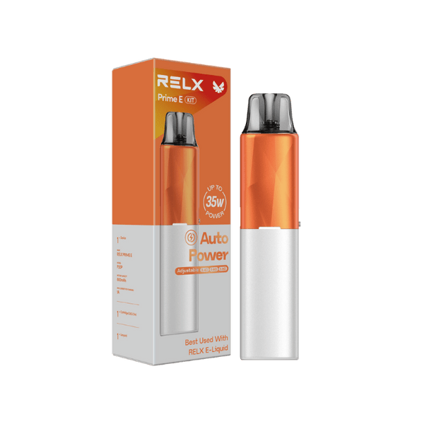 RELX IDN Open System Prime E Kit RELX Prime E Sunrise Orange_Prime Color Colour Package Indonesia's Premier Open System