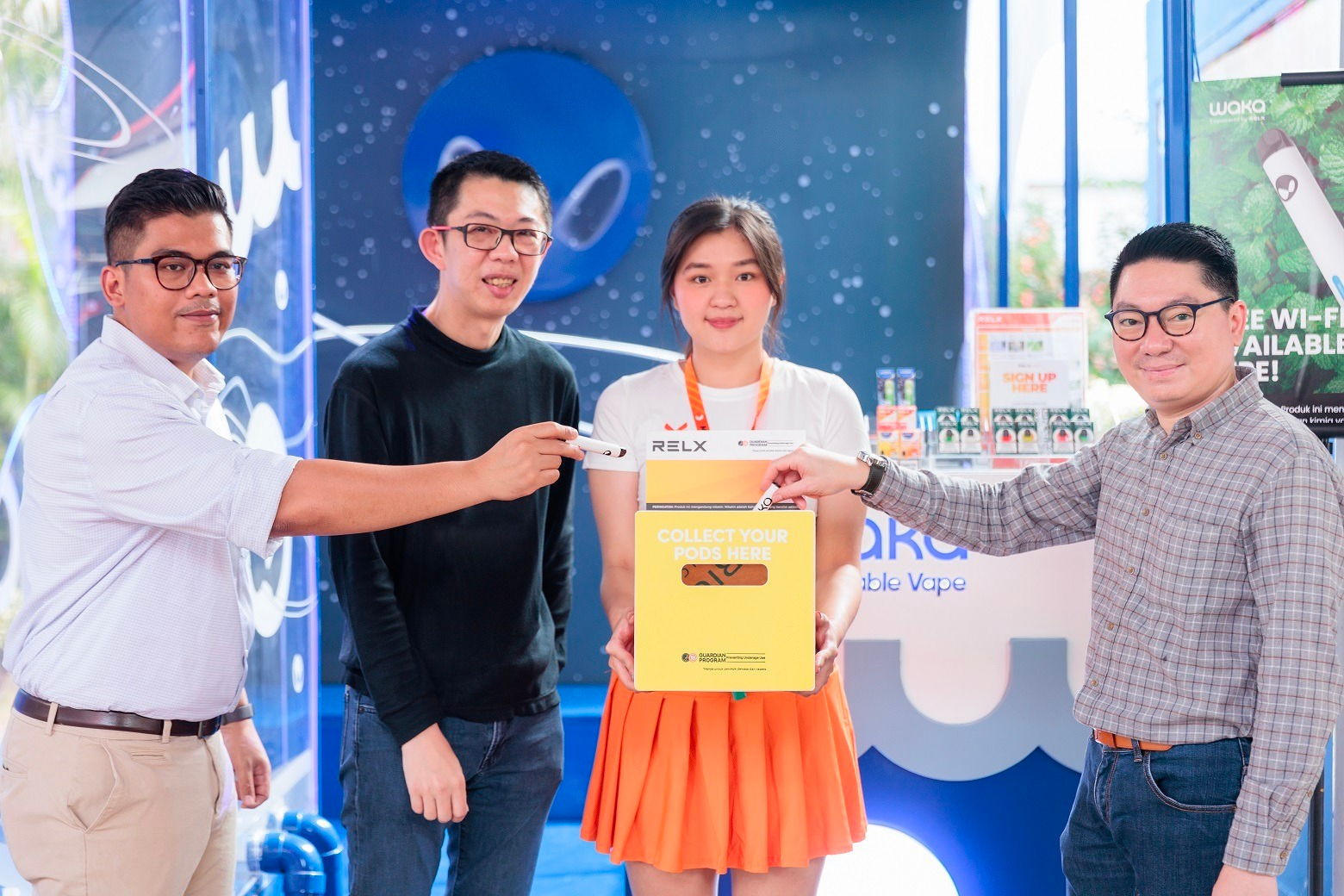 RELX Gandeng Armada Kemasan Daur Ulang Sampah Rokok Elektrik