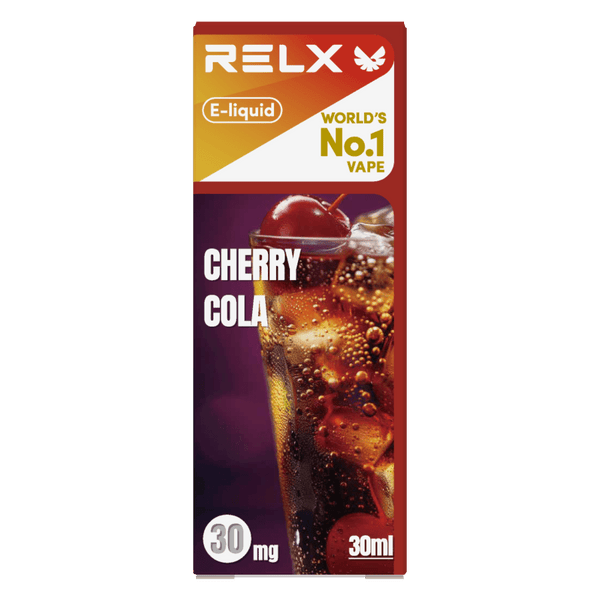 Shop RELX IDN Disposable Vape Pod E-liquid Cherry Cola Flavor Flavour 3% Nicotine Best E-cigarette Brands  🍹
