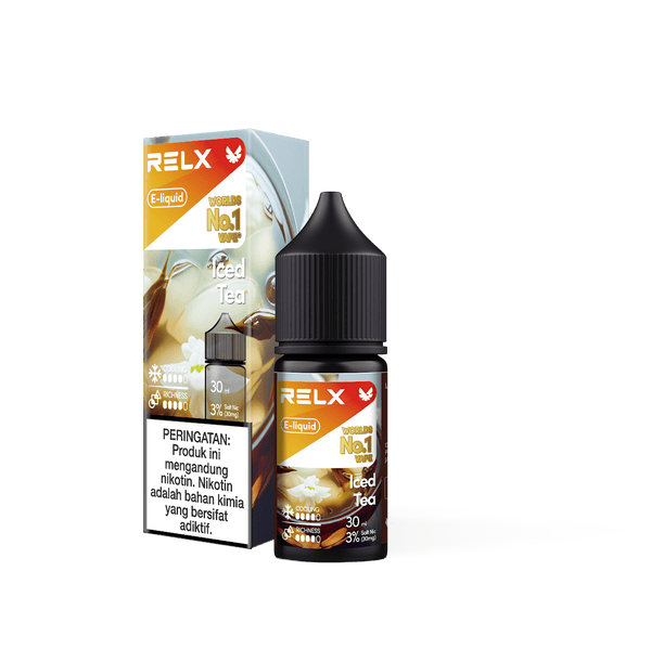  RELX IDN Disposable E-cigrette Vape E-liquid Iced Tea Order for Great Vaping  3% Nicotine Most Popular E-cigarette Flavour  🥤
