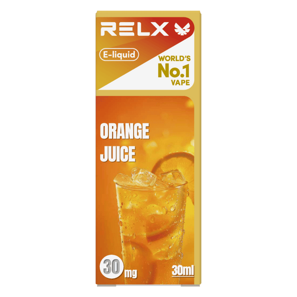 Shop RELX IDN Disposable E-cigrette Vape E-liquid Orange Juice Order for Great Vaping  3% Nicotine Most Popular E-cigarette Flavour 🍹
