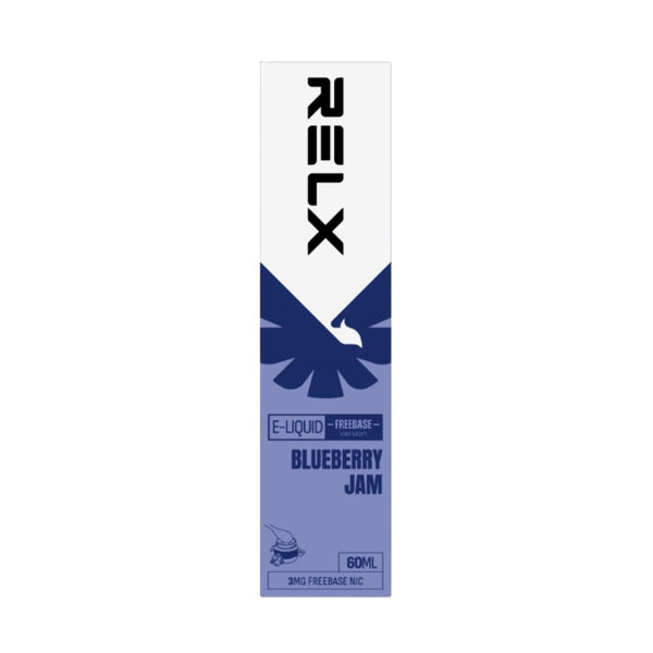 RELX IDN Vape E-liquid Blueberry Jam 60mL Freebase 3mg Nicotine Price Rp145000
