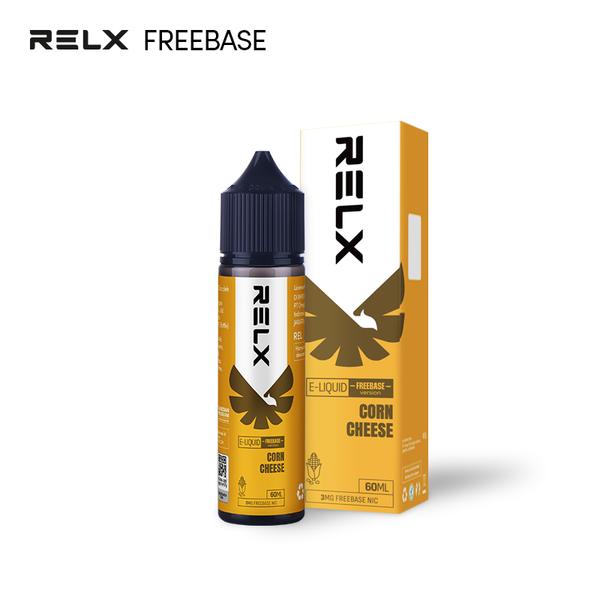 RELX IDN Vape E-liquid Corn Cheese 60mL Freebase 3mg Nicotine Price Rp145000
