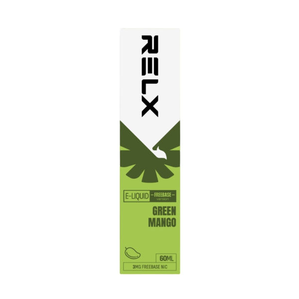RELX IDN Vape E-liquid Green Mango 60mL Freebase 3mg Nicotine Price Rp145000

