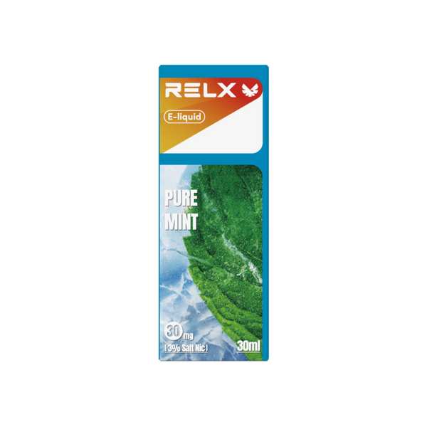 Buy RELX Indonesia E-cigarette E-liquid Pod Pro2 Pure Mint Flavor Flavour 3% Nicotine Best E-cigarette Brands Cartridge 30mL E-liquid 🍃
