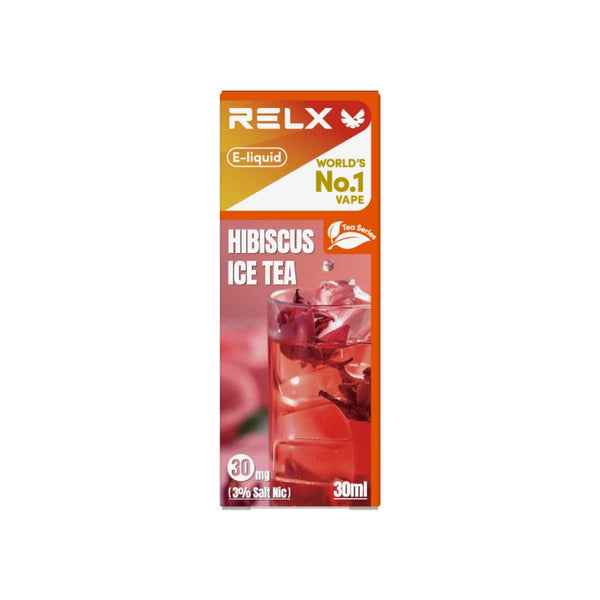 Shop RELX IDN Disposable E-cigrette Vape E-liquid Hibiscus Ice Tea Order for Great Vaping  3% Nicotine Most Popular E-cigarette Flavour  🫖
