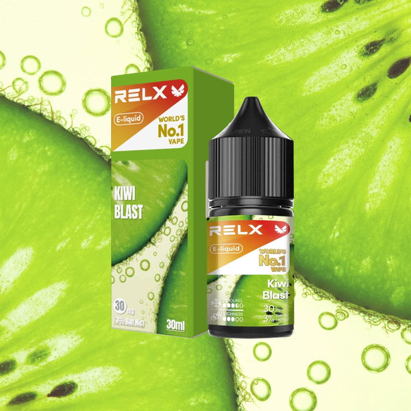  RELX IDN Disposable Vape E-liquid Kiwi Blast Price Rp 110000 3% Nicotine Indonesia's Premier E-cig Product  🥝
