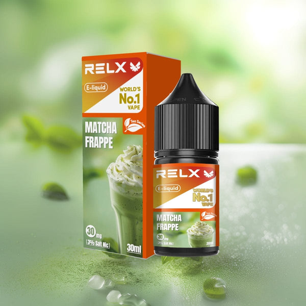  RELX IDN Disposable Vape E-liquid Matcha Frappe Price Rp 110000 3% Nicotine Indonesia's Premier E-cig Product  
