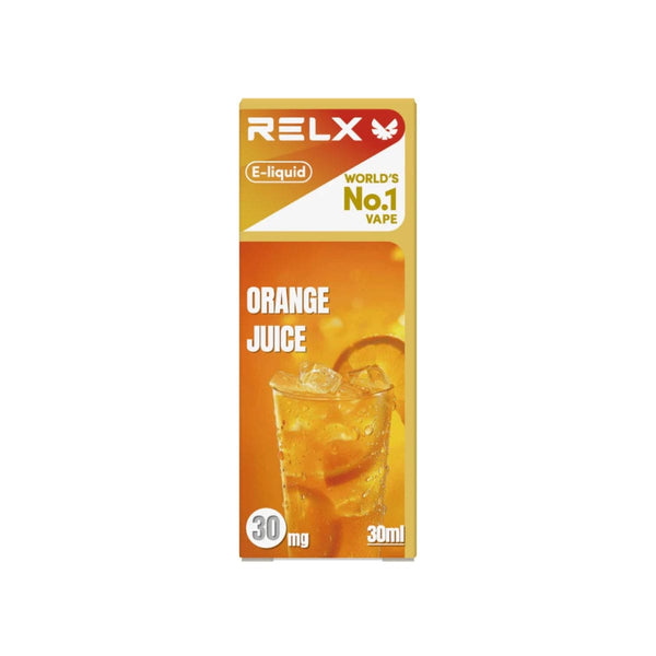 Shop RELX IDN Disposable E-cigrette Vape E-liquid Orange Juice Order for Great Vaping  3% Nicotine Most Popular E-cigarette Flavour 🍹
