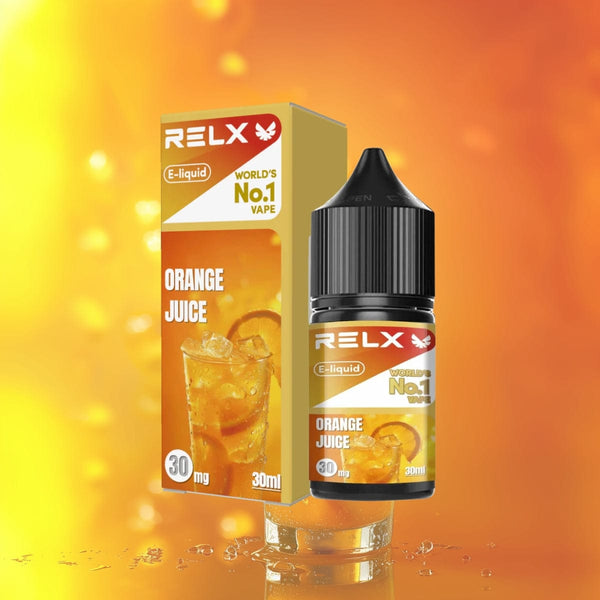  RELX IDN Disposable Vape E-liquid Orange Juice Price Rp 110000 3% Nicotine Indonesia's Premier E-cig Product  🍹
