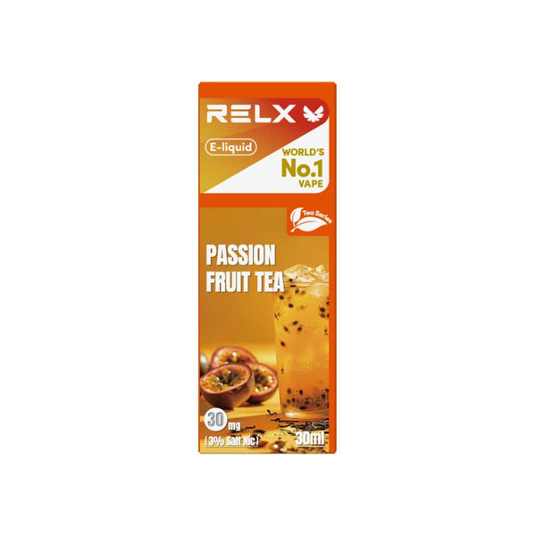 Shop RELX IDN Disposable E-cigrette Vape E-liquid Passion Fruit Tea Order for Great Vaping  3% Nicotine Most Popular E-cigarette Flavour  🍹
