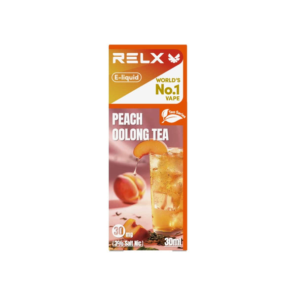 Shop RELX IDN Disposable E-cigrette Vape E-liquid Peach Oolong tea Order for Great Vaping  3% Nicotine Most Popular E-cigarette Flavour  🍹
