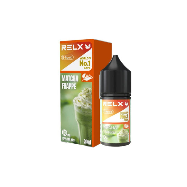  RELX IDN Disposable Vape E-liquid Matcha Frappe Price Rp 110000 3% Nicotine Indonesia's Premier E-cig Product  
