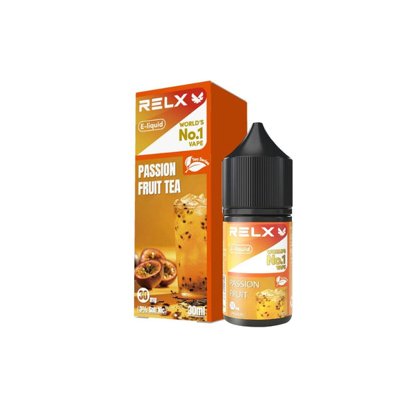 Shop RELX IDN Disposable E-cigrette Vape E-liquid Passion Fruit Tea Order for Great Vaping  3% Nicotine Most Popular E-cigarette Flavour  🍹
