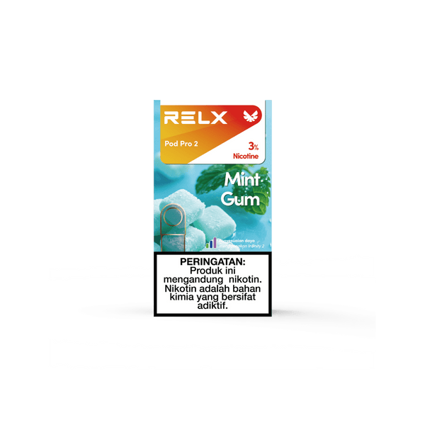 RELX Pod Pro 2 Flavour Mint Gum Flavour REX Vape Pod Indonesia Better Price than RELX Tokopedia RELX Lazada RELX Shopee
