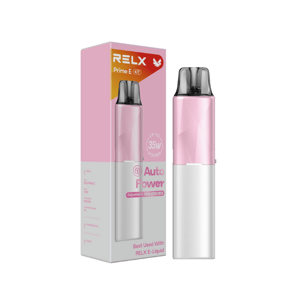 RELX IDN Open System Prime E Kit RELX Prime E Sweet_Pink Color Colour Package Indonesia's Premier Open System

