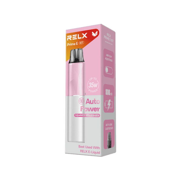 RELX IDN Open System Prime E RELX Prime E Sweet_Pink Color Colour Package Indonesia's Premier Open System  package
