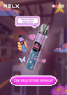 👾 Masih belum dapet aku? Yuk, cek daftar vape store resmi yang menjual RELX Naykilla Edition sekarang! 💖
Haven't got me yet? Check out the official vape store list for RELX Naykilla Edition now!